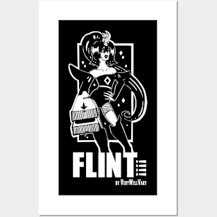 The Flint Print (LIGHT) Posters and Art